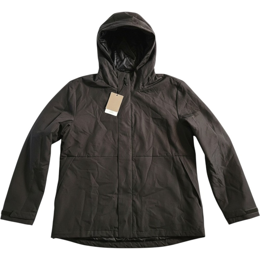 Ozark Trail OZT Rain Jacket Mens XL Greystone Grey Hooded Recycled Shell New